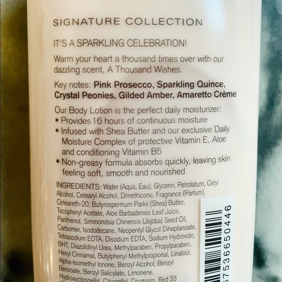 ⭐️ BUNDLE ⭐️ - BATH & BODY WORKS A THOUSAND WISHES LOTION - Picture 6 of 9